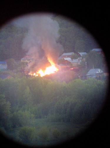 Пожар в Тужиловке 3