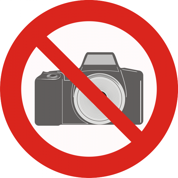 фотографировать запрещено