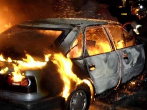 возгорание автомобиля