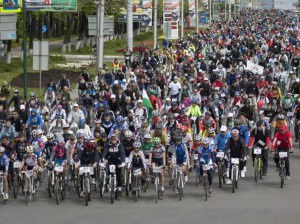 день 1000 велосипедистов