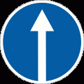Дорожный знак 4.1.1.