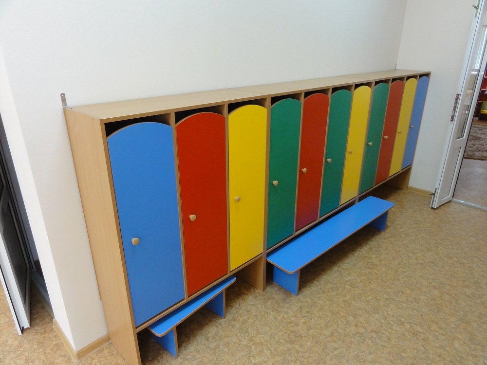 шкафы для детского сада
