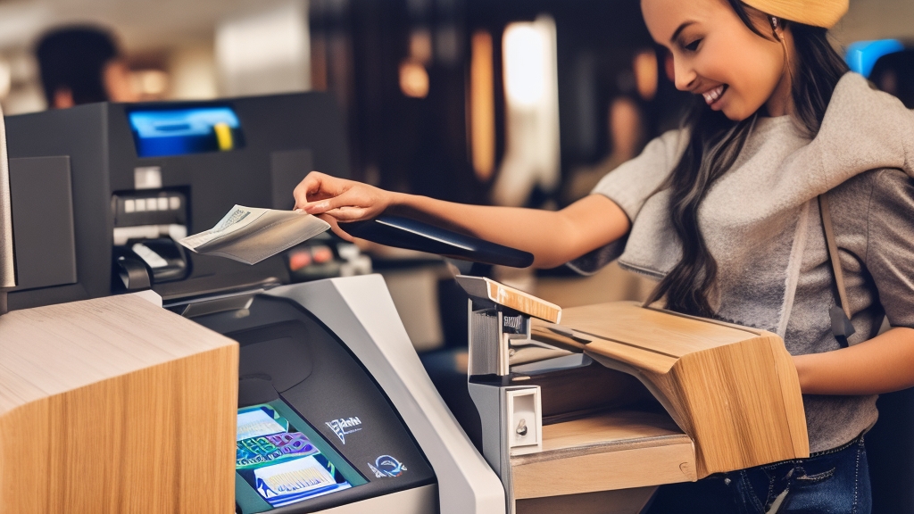 the ability to withdraw cash at the checkout