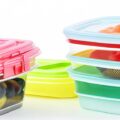Plastic containers for cold dishes and sauces
