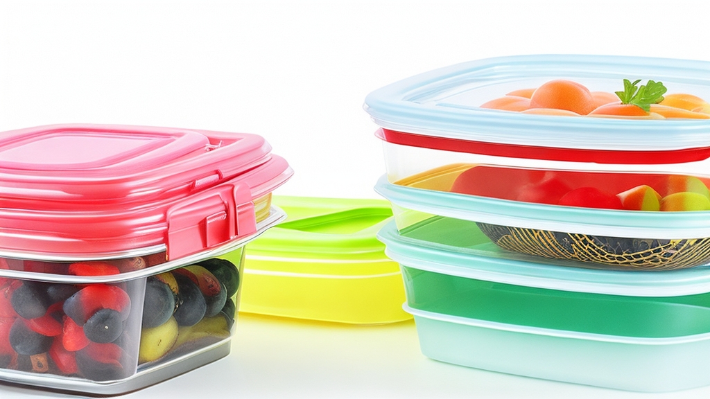 Plastic containers for cold dishes and sauces