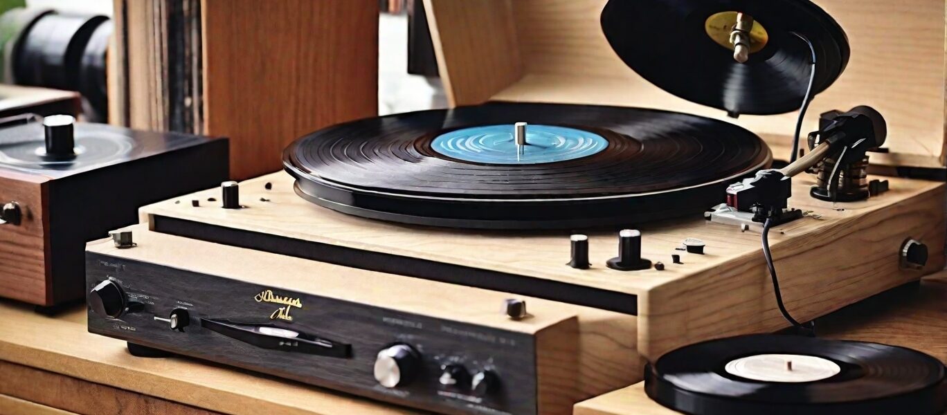 vinyl record players