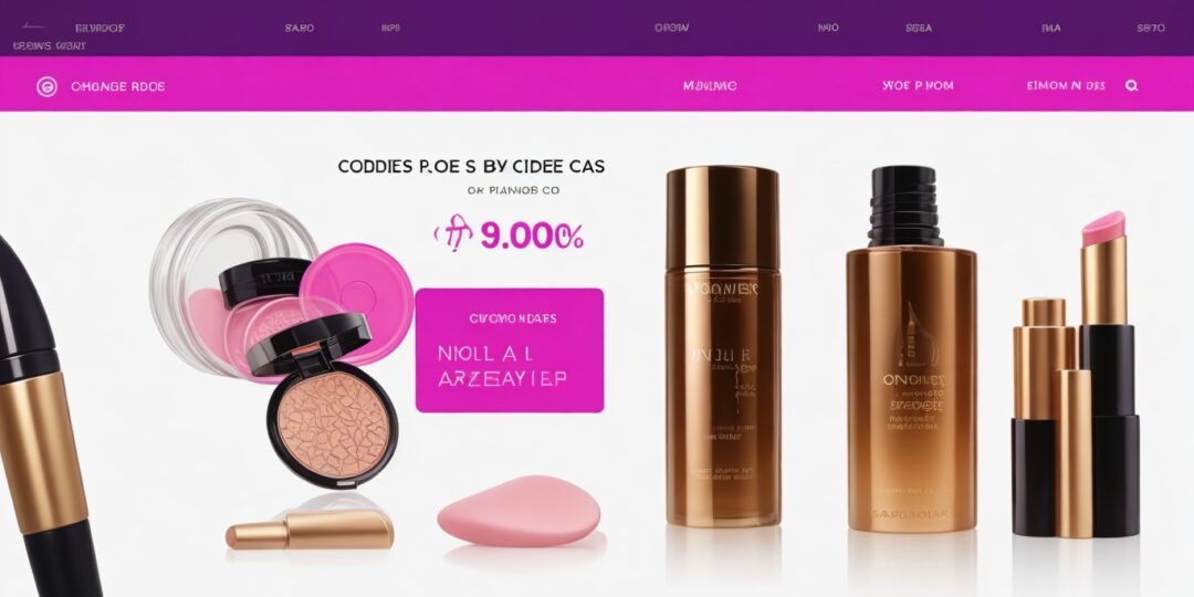 Buying cosmetics using promo codes