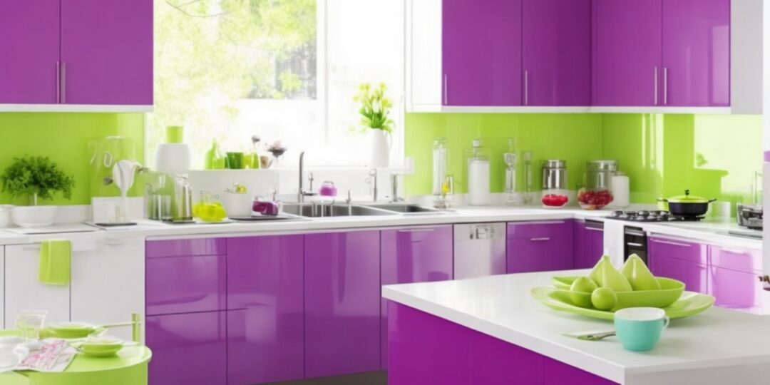 Fashionable color combinations for kitchen interior