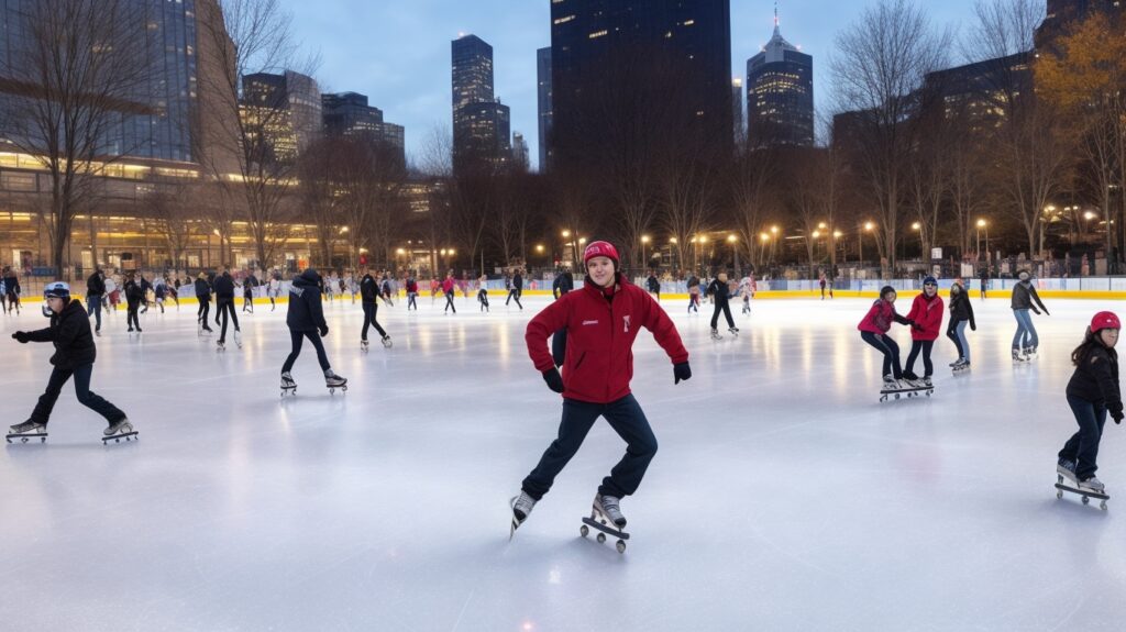 Free skating rink