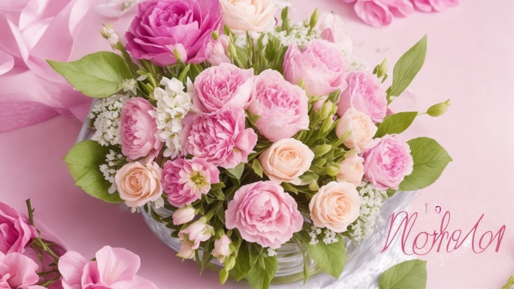 to congratulate mom on March 8th