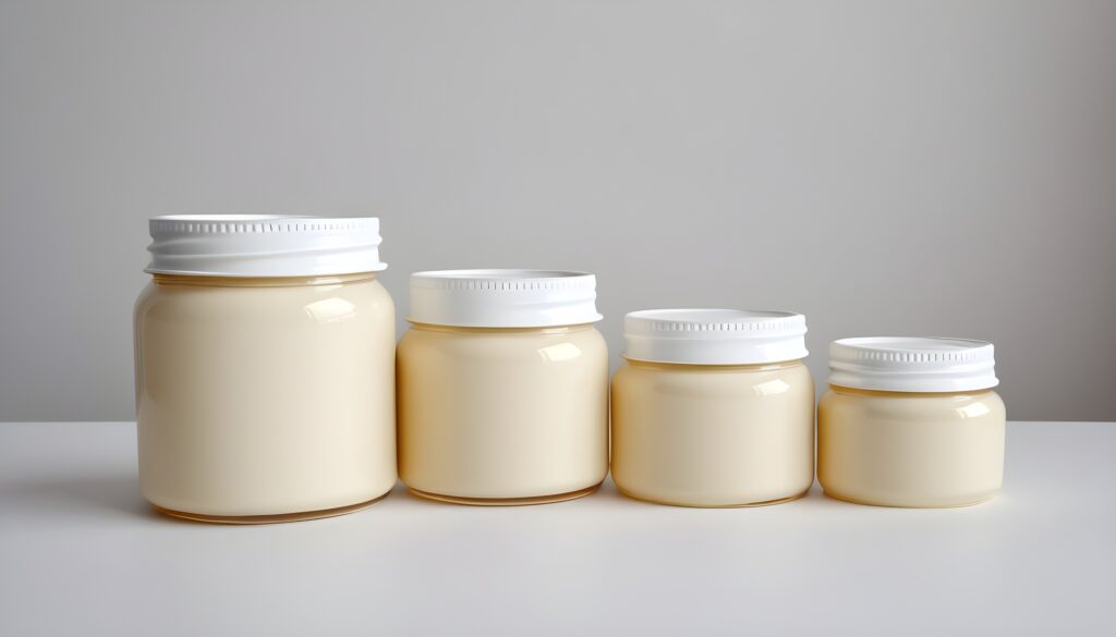 cream jars