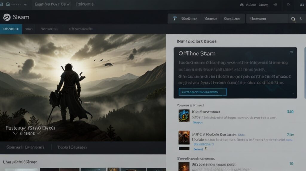 How to disable offline mode on Steam