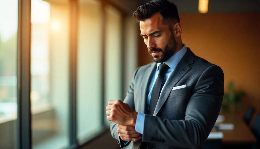 How does a man look good in a suit