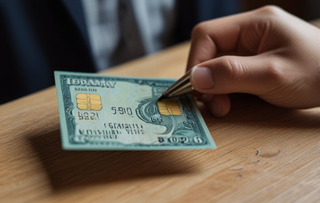 Making a loan to a card step by step