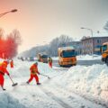 Коммунальные службы Октябрьского района Уфы борются со снежным натиском!