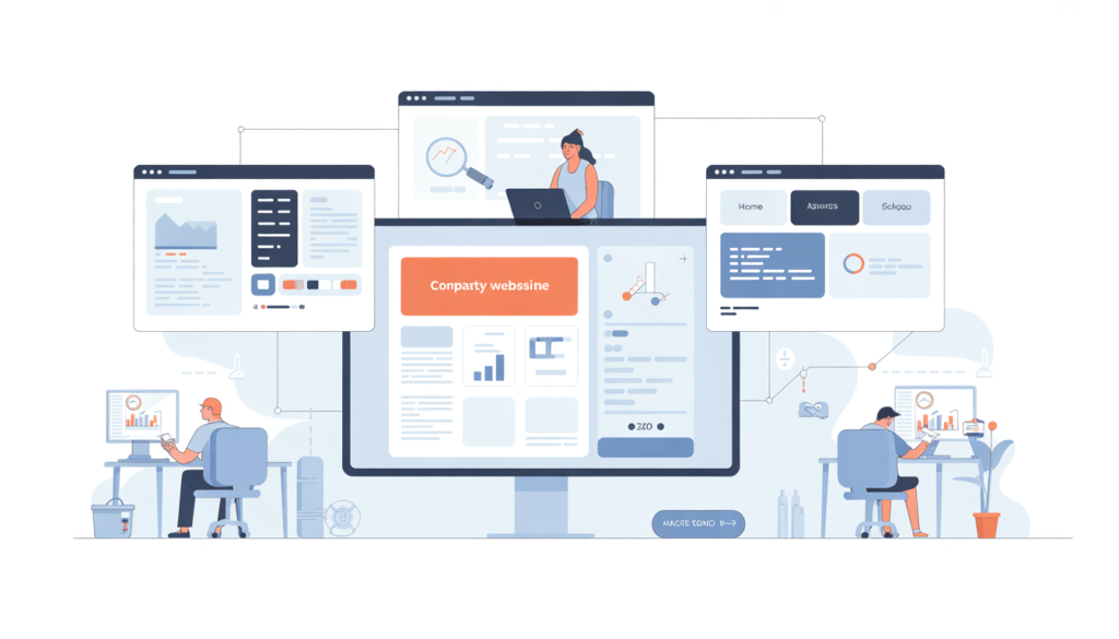 development of a multi‑page corporate website turnkey