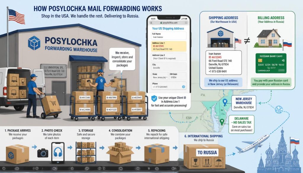Posylochka Forwarding Warehouse