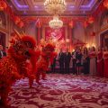 luxurious Chinese-themed party