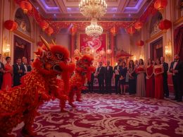 luxurious Chinese-themed party